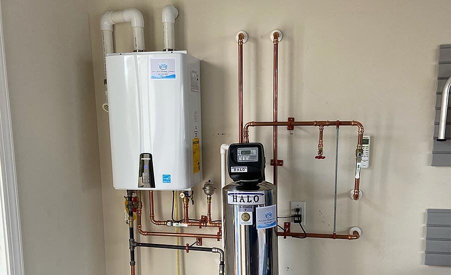 installed halo water filtration system by cheneverts plumbing